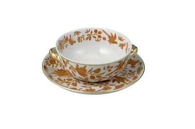 Mottahedeh Sacred Bird &amp; Butterfly Cream Soup HC618, MPN: HC618,
