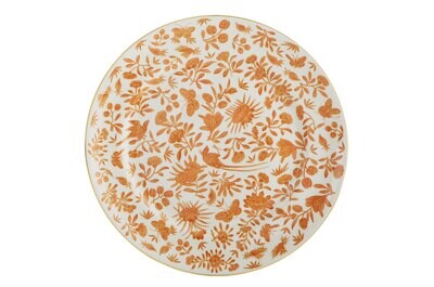 Mottahedeh Sacred Bird &amp; Butterfly Dinner Plate HC601, MPN: HC601,