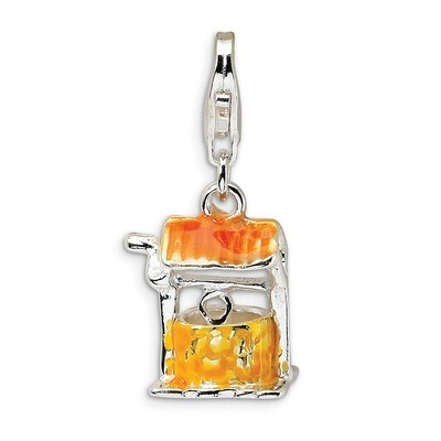 Well Charm Sterling Silver Enameled QCC415 by Amore La Vita, MPN: QCC415, 883957333724