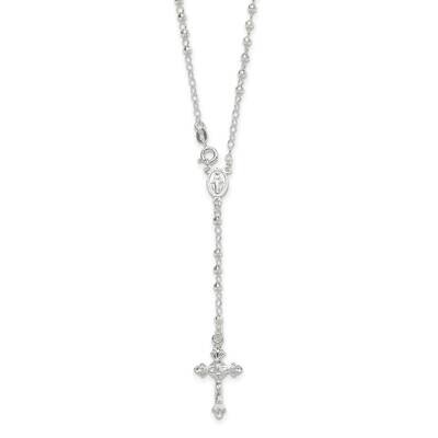 Clasp Rosary Sterling Silver Polished QG6044-21.5, MPN: QG6044-21.5, 196904156032