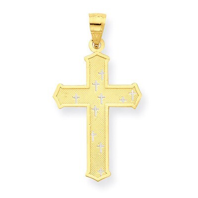 Passion Cross Pendant 10k Gold 10C1317, MPN: 10C1317, 886774021805