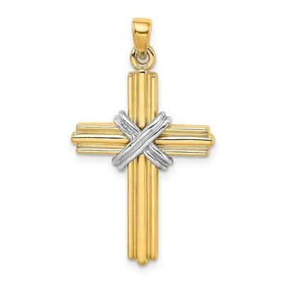 Passion Cross Pendant 14k Gold Rhodium K2174, MPN: K2174, 637218022205