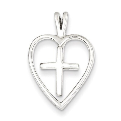 Cross Pendant Sterling Silver QC3652, MPN: QC3652, 883957908212