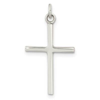 Cross Pendant Sterling Silver Polished QC11105, MPN: QC11105,