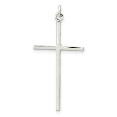 Cross Pendant Sterling Silver Polished QC11103, MPN: QC11103,