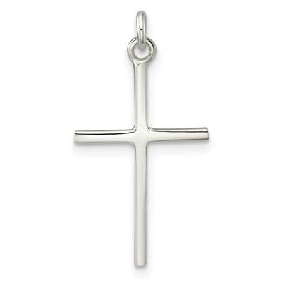 Cross Pendant Sterling Silver Polished QC11102, MPN: QC11102,