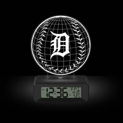Game Time Detroit Tigers LED 3D Illusion Alarm Clock GM25316-DET, MPN: GM25316-DET, 81006814071