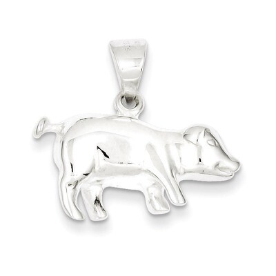 Pig Charm Sterling Silver QC4076, MPN: QC4076, 883957909370