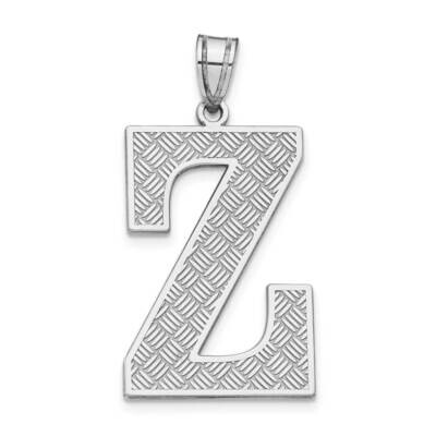 Initial Z Charm Sterling Silver Rhodium-plated QC2766Z, MPN: QC2766Z, 883957326733