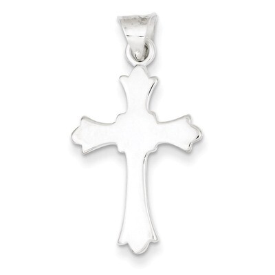 Fleur De Lis Cross Pendant Sterling Silver QC4314, MPN: QC4314, 883957910727