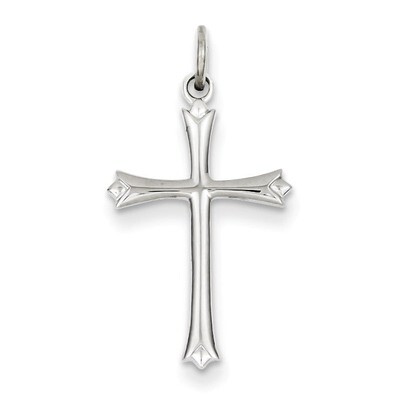 Fleur De Lis Cross Charm Sterling Silver QC5250, MPN: QC5250, 886774109428
