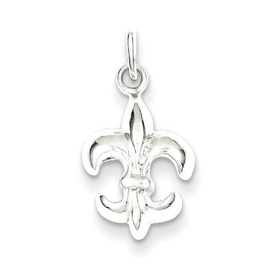 Fleur de Lis Charm Sterling Silver QP1957, MPN: QP1957, 883957533520