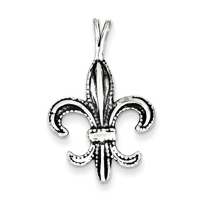 Fleur De Lis Charm Sterling Silver QP1144, MPN: QP1144, 883957957913