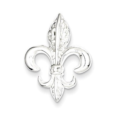 Fleur De Lis Slide Sterling Silver QP1961, MPN: QP1961, 883957572666