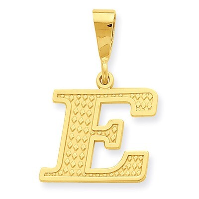 Initial E Charm 14k Gold C1449-E, MPN: C1449-E, 886774087689