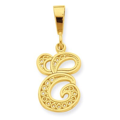 Initial E Charm 10k Gold 10C242/E, MPN: 10C242/E, 883957344096