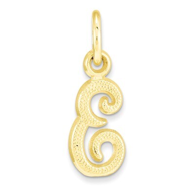 Initial E Charm 10k Gold 10C763E, MPN: 10C763E, 883957392912