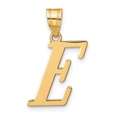 Letter E Initial Pendant 14k Gold Polished YC1440E, MPN: YC1440E, 196904085950