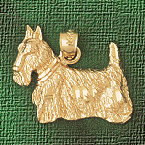 Dazzlers Jewelry Schnauzer Dog Pendant Necklace Charm Bracelet in Yellow, White or Rose Gold 2194, …