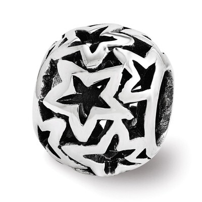 Star Bead - Sterling Silver QRS3534, MPN: QRS3534, 191101195631