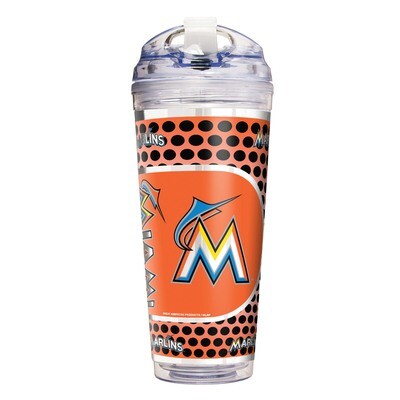MLB Miami Marlins 24 oz Double Wall Acrylic Tumbler GC6588, MPN: GC6588,