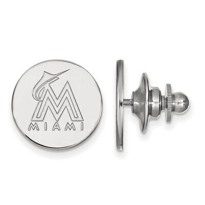 Miami Marlins Lapel Pin 14k White Gold 4W006MIN, MPN: 4W006MIN, 886774833293
