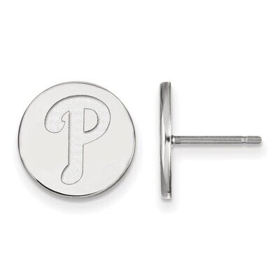 Philadelphia Phillies Small Disc Earring Sterling Silver SS020PHI, MPN: SS020PHI, 886774628943