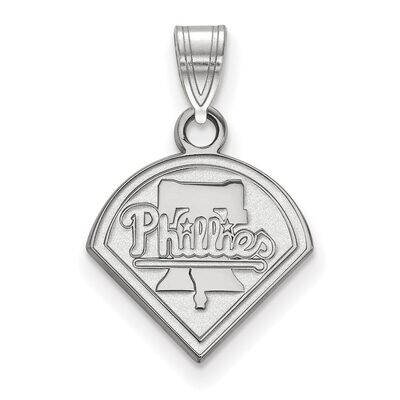 Philadelphia Phillies Small Pendant 10k White Gold 1W001PHI, MPN: 1W001PHI, 886774766157