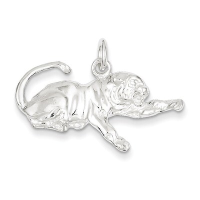 Tiger Charm Sterling Silver QC910, MPN: QC910, 883957917856