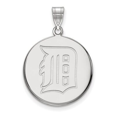 Detroit Tigers Large Disc Pendant Sterling Silver SS041TIG, MPN: SS041TIG, 886774630717