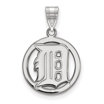 Detroit Tigers Sm Pendant in Circle Sterling Silver SS033TIG, MPN: SS033TIG, 886774630311