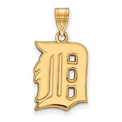 Detroit Tigers Large Pendant Gold-plated Silver GP004TIG, MPN: GP004TIG, 886774899084