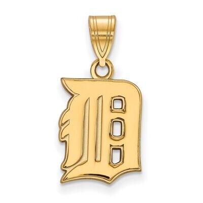Detroit Tigers Medium Pendant Gold-plated Silver GP003TIG, MPN: GP003TIG, 886774896533