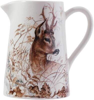 Gien Sologne Pitcher Roe Deer 1631CPI227, MPN: 1631CPI227, 840769044125