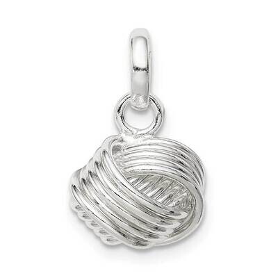 Love Knot Small Pendant Sterling Silver QP5153, MPN: QP5153, 886774121420