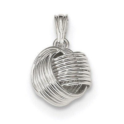 Love Knot Pendant Sterling Silver Polished QC9024, MPN: QC9024, 886774095486