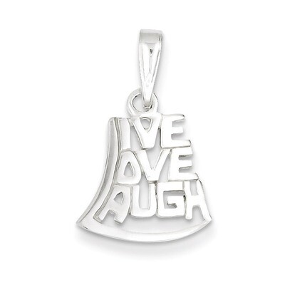 Live, Love, Laugh Pendant Sterling Silver QC3751, MPN: QC3751, 883957908472