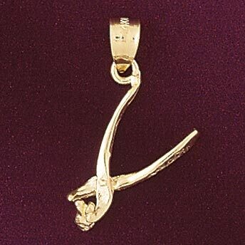 Dazzlers Jewelry Dentist Pliers Pendant Necklace Charm Bracelet in Yellow, White or Rose Gold 4753,…