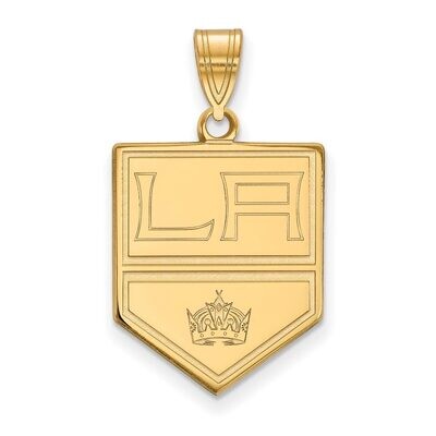 Los Angeles Kings Large Pendant Gold-plated Silver GP004KIN, MPN: GP004KIN, 886774741215