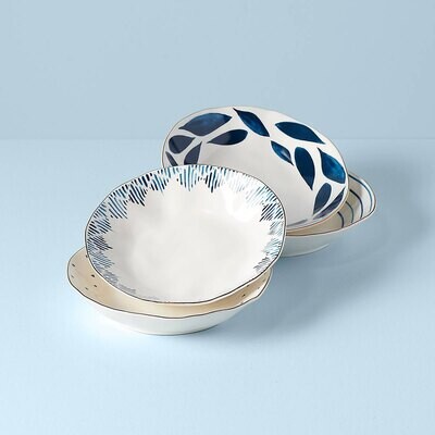 Lenox Blue Bay Pasta Bowls Assorted Set of 4 890200, MPN: 890200, 882864856531