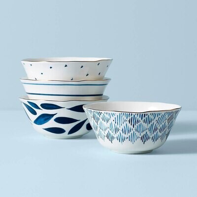 Lenox Blue Bay All Purpose Bowls Set of 4 890195, MPN: 890195, 882864856487