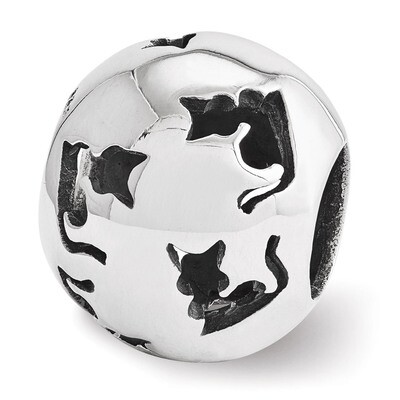 Cat Bead - Sterling Silver QRS3499, MPN: QRS3499, 886774964737