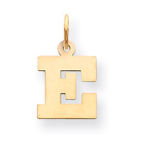 Small Block Initial E Charm 14k Gold YC664E, MPN: YC664E, 883957972794