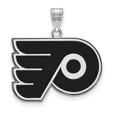 Philadelphia Flyers Large Enamel Pendant Sterling Silver SS029FLY, MPN: SS029FLY, 886774748214