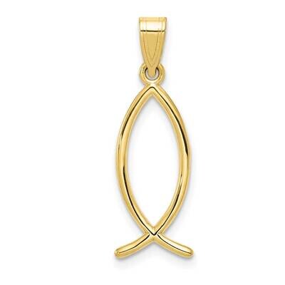 Ichthus Fish Charm 10k Gold 10XR453, MPN: 10XR453, 883957995298