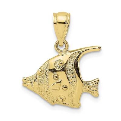 Fish Charm 10k Gold Polished 10K7425, MPN: 10K7425,