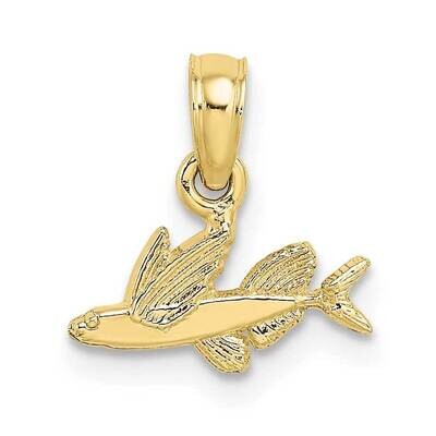Mini Flying Fish Charm 10k Gold 10K7860, MPN: 10K7860,