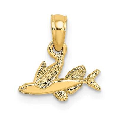 Mini Flying Fish Charm 14k Gold K7860, MPN: K7860, 637218151141