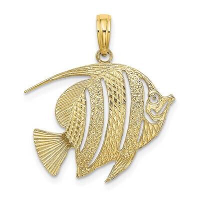 Cut-Out Fish Charm 10k Gold Polished 10K7808, MPN: 10K7808,