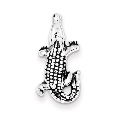 Alligator Chain Slide Antiqued Sterling Silver QC4889, MPN: QC4889, 883957550848